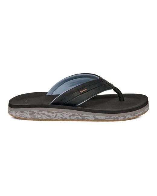 Sanuk Black Tiderush for men