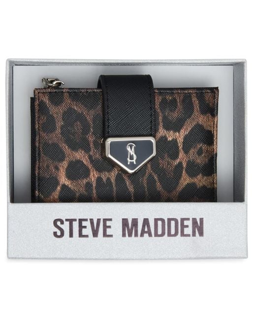 Steve Madden Metallic Boxed Bjem Bifold Wallet