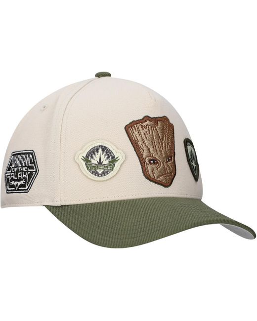 Lids Natural Guardians Of The Galaxy Groot A-frame Adjustable Hat for men