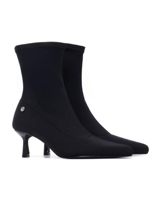 Xti Black Stiletto Booties By