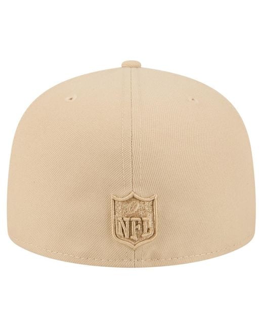 KTZ Natural Â Cincinnati Bengals Color Pack A-frame 59fifty Fitted Hat for men