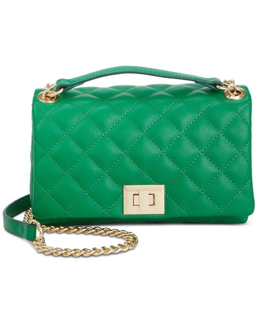INC International Concepts Small Ajae Quilted Crossbody in Green Lyst