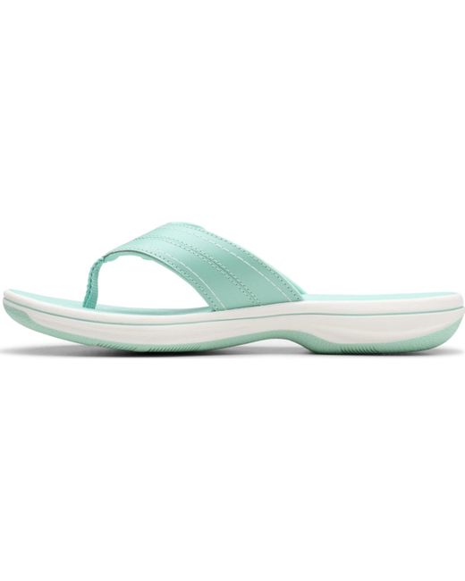 Clarks Green Cloudsteppers Breeze Reyna Sandals