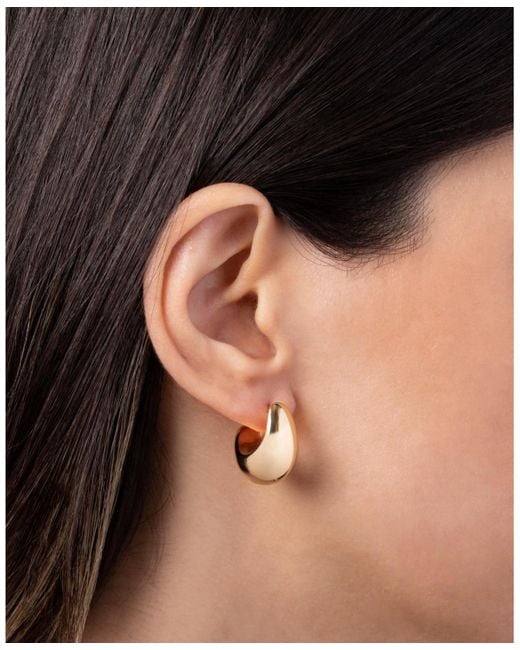 Zoe Lev Natural 14k Gold Small Bubble Hoops