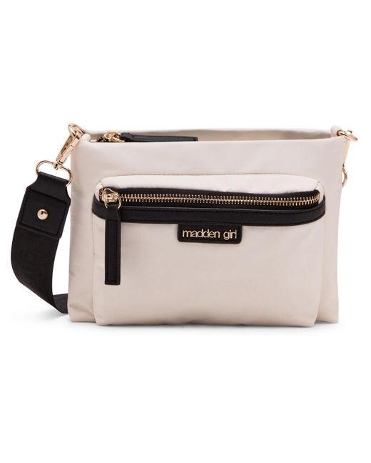 Madden Girl Lily Crossbody in Natural | Lyst