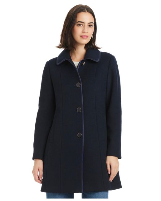 Kate Spade Blue Single-breasted Coat