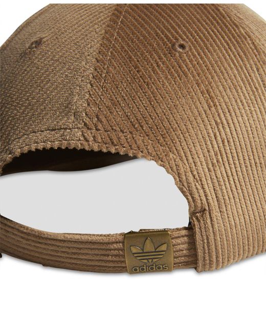 adidas Originals Corduroy Logo Hat in 
