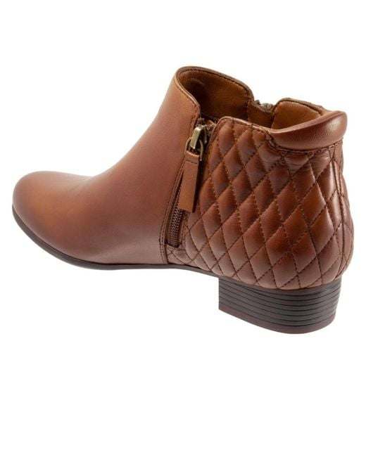 Trotters Brown Major Bootie