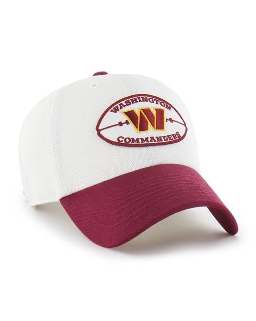 '47 Pink Washington Commanders Adjustable Pique Baseball Cap for men