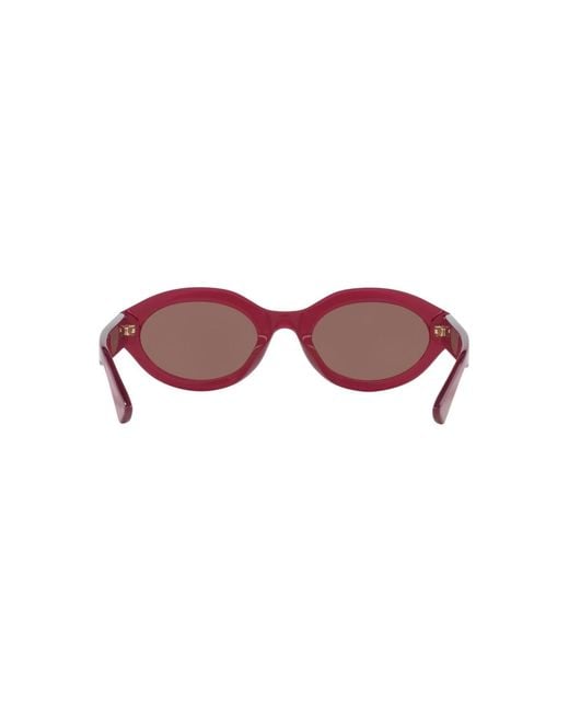 Gucci Purple Rectangle Sunglasses
