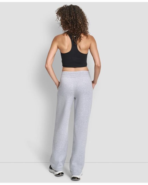 DKNY Blue Sport Stacked Transfer Logo Track Pants