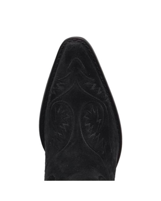 Dingo Black The Duke Leather Boot for men