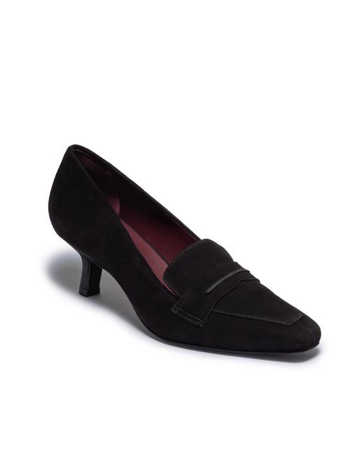 Bernardo Black Safi Loafer Pump