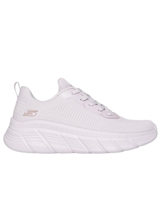 Skechers White Bobs Sport B Flex Hi Casual Wedge Sneakers From Finish Line