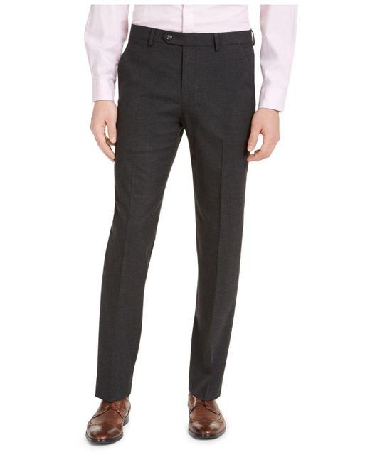 Alfani Synthetic Slim-fit Stretch Solid Suit Pants, Created For Macy's ...