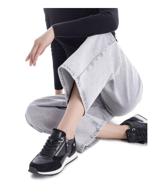 Xti Black Casual Sneakers Refresh Collection By