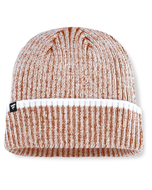 Fanatics Multicolor Texas Orange/white Texas Longhorns Haze Cuffed Knit Hat for men