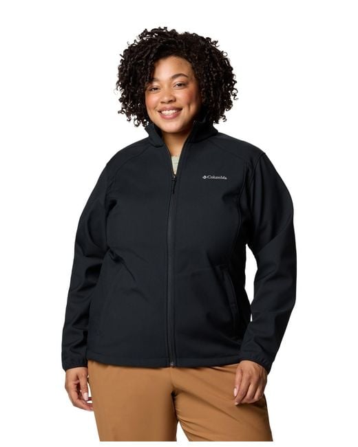 Columbia Blue Plus Size Kruser Ridge Iii Softshell Jacket