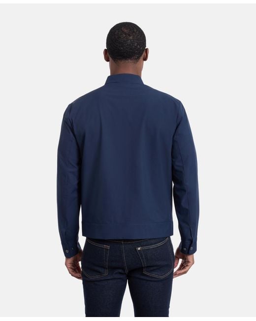 Calvin Klein Blue Mesh-lined Golf Jacket for men