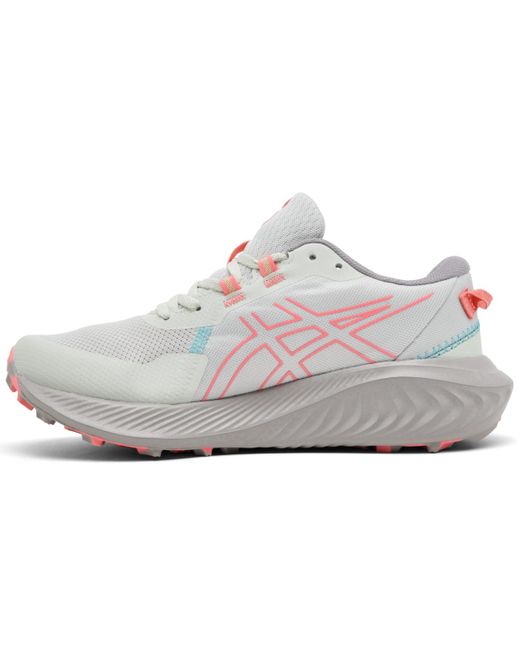 Asics White Excite Trail 2 Trail Running Sneakers From Finish Line