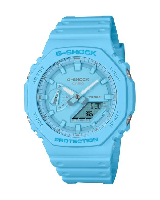 G-Shock Blue Analog Digital Resin Watch for men