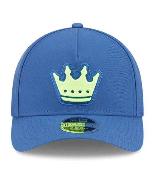 KTZ Blue Charlotte Fc 2025 Jersey Hook 9forty M-crown Adjustable Hat for men