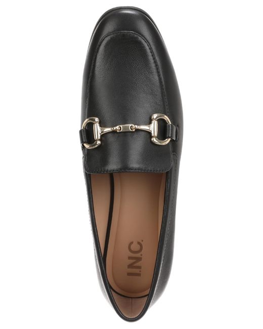 INC International Concepts Black Gayyle Loafers