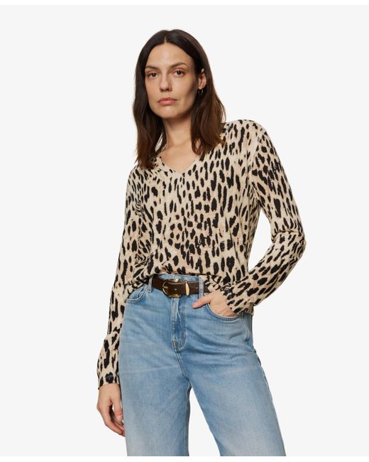 Sanctuary Blue Printed Long-sleeve T-shirt