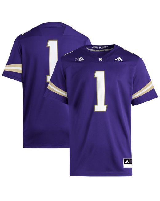 Adidas Blue Washington Huskies Premier Jersey for men