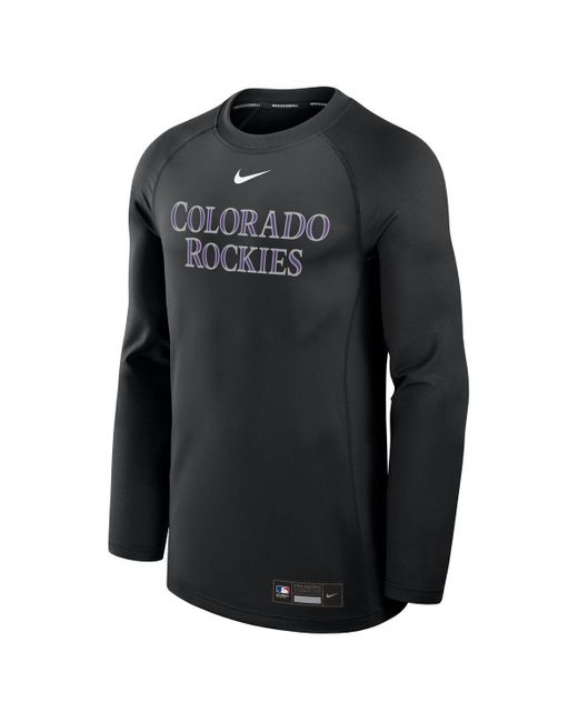 Nike Black Chicago White Sox Authentic Collection Game Time Raglan Performance Long Sleeve T-shirt for men