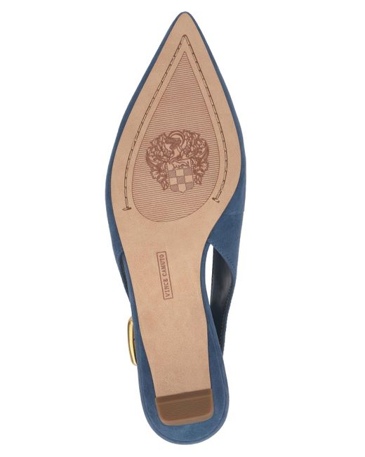 Vince Camuto Blue Valther Sling Back Flats