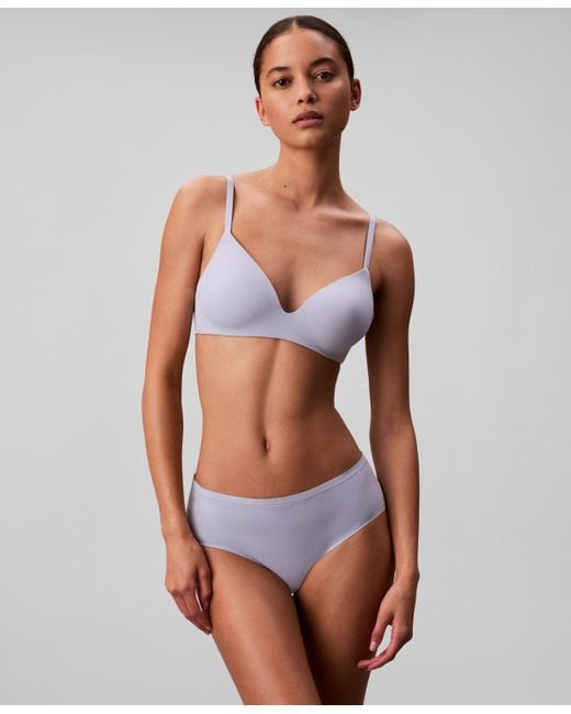 Calvin Klein White Perfectly Fit Wireless T-shirt Bra Qf8013