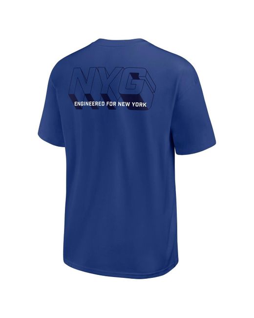 Nike Blue New York Giants Dominate The Game Essential Max90 T-shirt for men