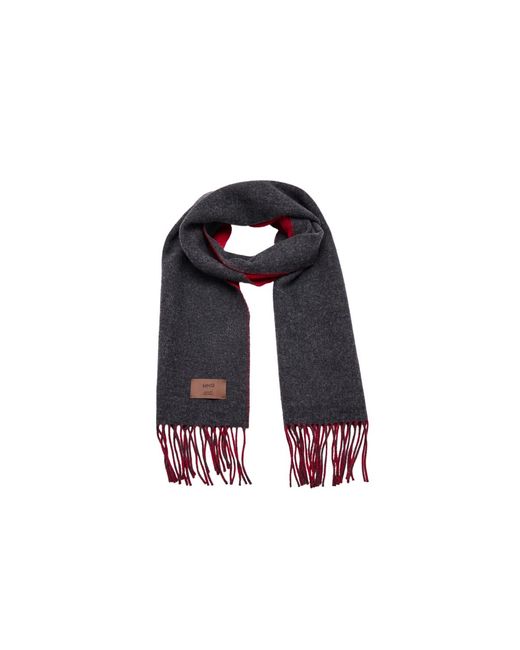 Mango Blue Reversible Wool Scarf
