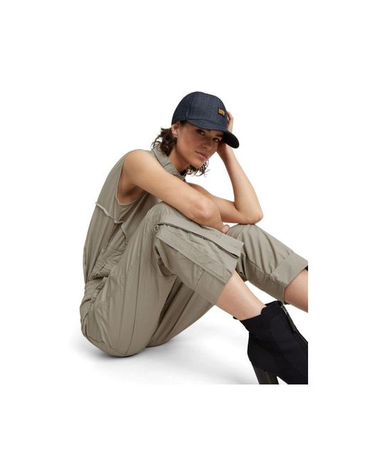 G-Star Gray Utility Cropped Pants