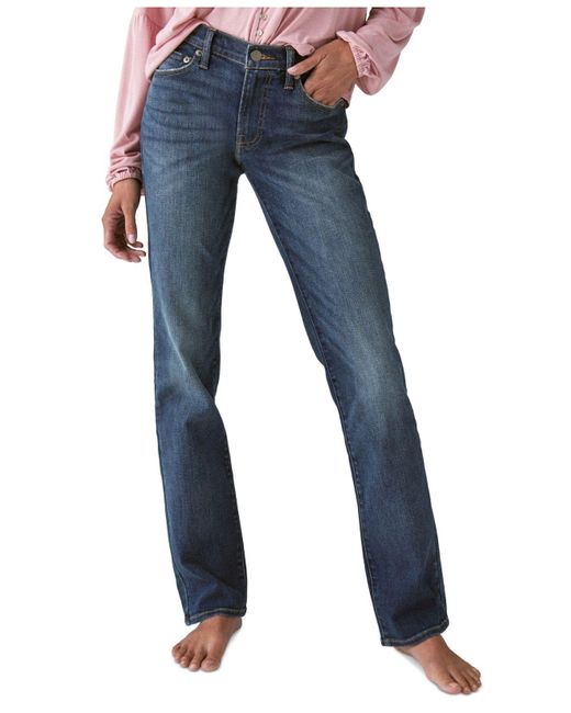 Lucky Brand Blue Yellowstone Sweet Straight Jeans