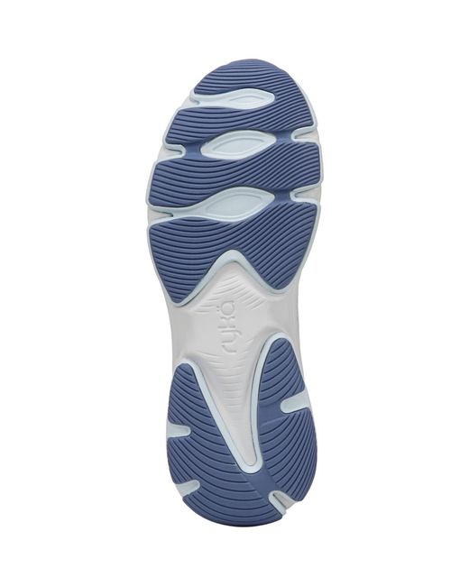 Ryka Blue Devotion X Lace Up Walking Sneakers