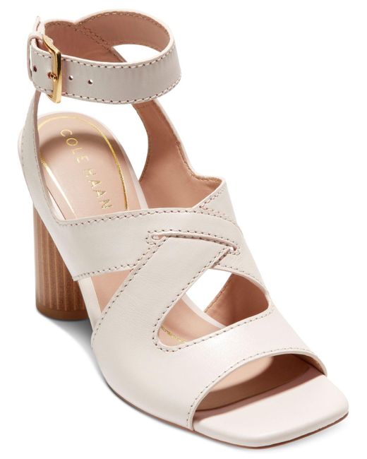 Cole Haan Reina Anklestrap City Dress Sandals in Natural Lyst