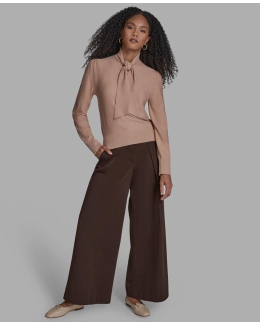 BCBGMAXAZRIA Gray Collared Pull-on Sweater