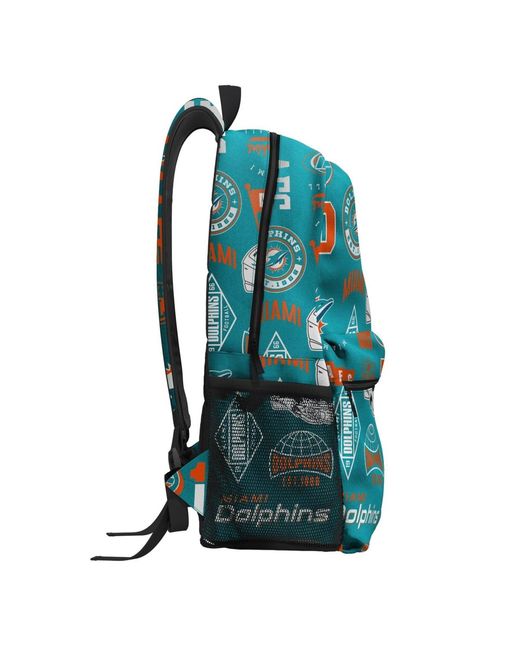 Outerstuff Blue Miami Dolphins Backpack And Lunchbox Set