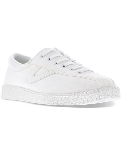 Tretorn White Nylite Plus Canvas Casual Sneakers From Finish Line for men