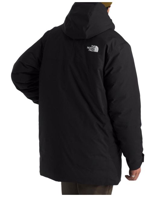 The North Face Black Mountain Range Down Parka Jacket for men