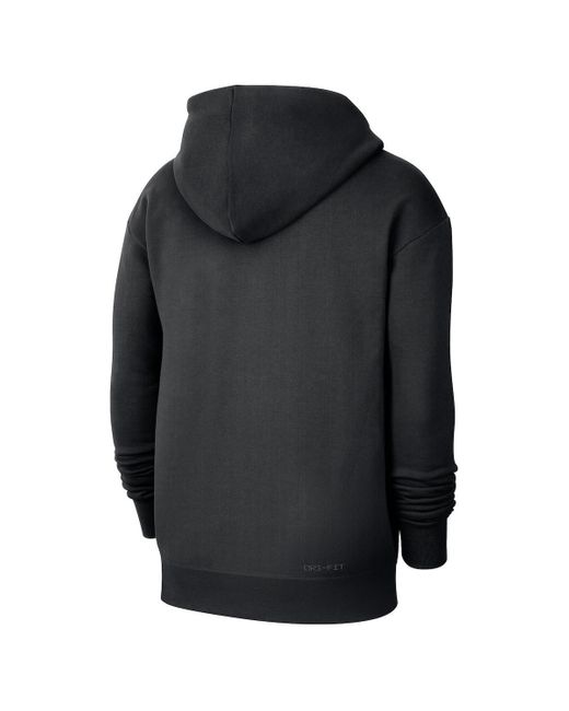 Nike Black Los Angeles Lakers Authentic Travel Standard Issue Hoodie for men