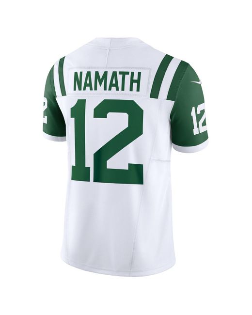 Nike Green Joe Namath New York Jets Classic Alternate Vapor F.u.s.e. Retired Player Limited Jersey for men