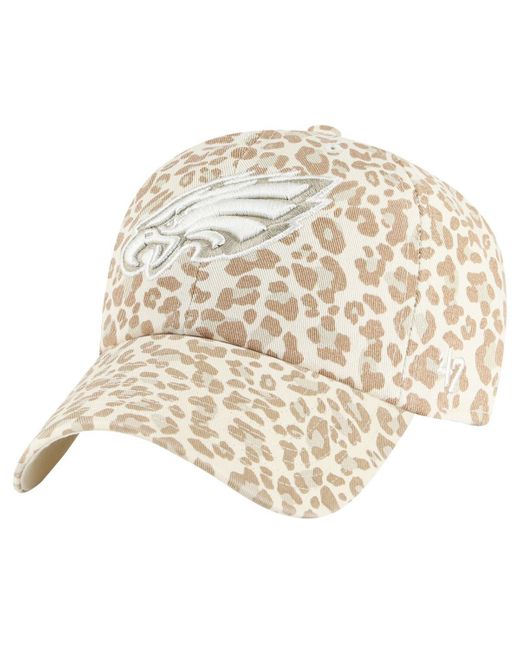 '47 Natural 47 Philadelphia Eagles Panthera Clean Up Adjustable Hat
