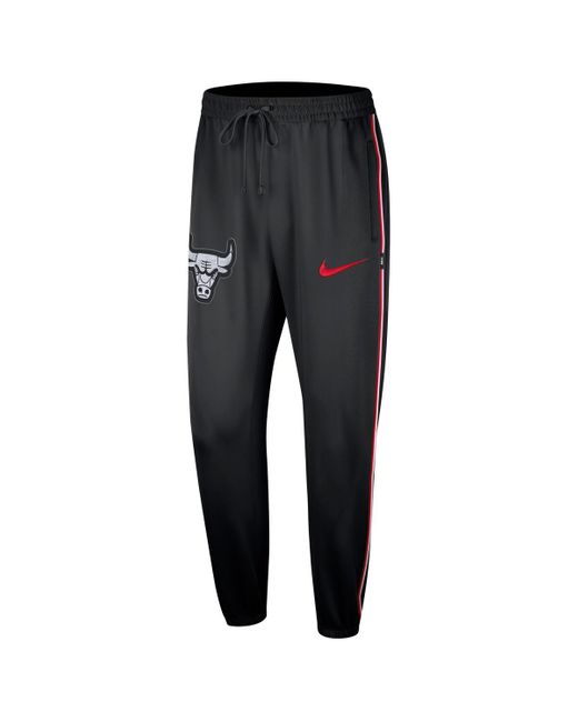 Nike Black Chicago Bulls 2023/24 City Edition Authentic Showtime Performance Pants for men