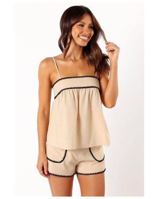 Petal & Pup Natural Lila Short Set