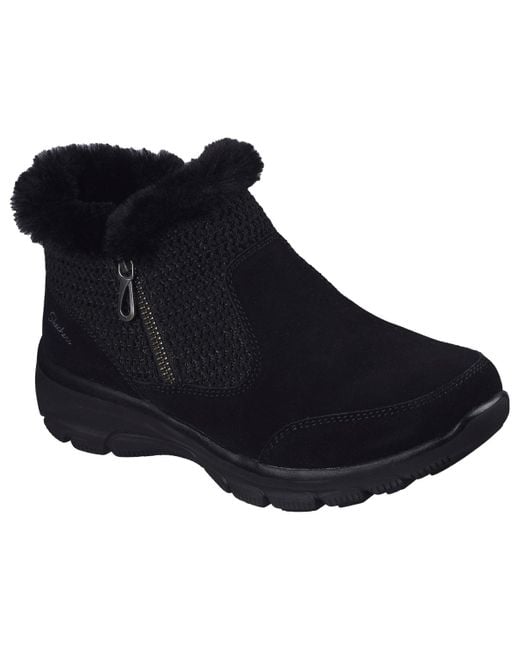 Skechers Women's Blue Relaxed Fit: Easy Going Memory Foam Boots