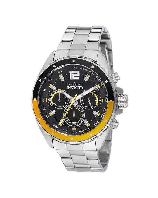 INVICTA WATCH Gray 49365 Speedway Quartz Chronograph Black Dial Watch for men
