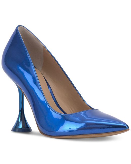 macy's blue pumps